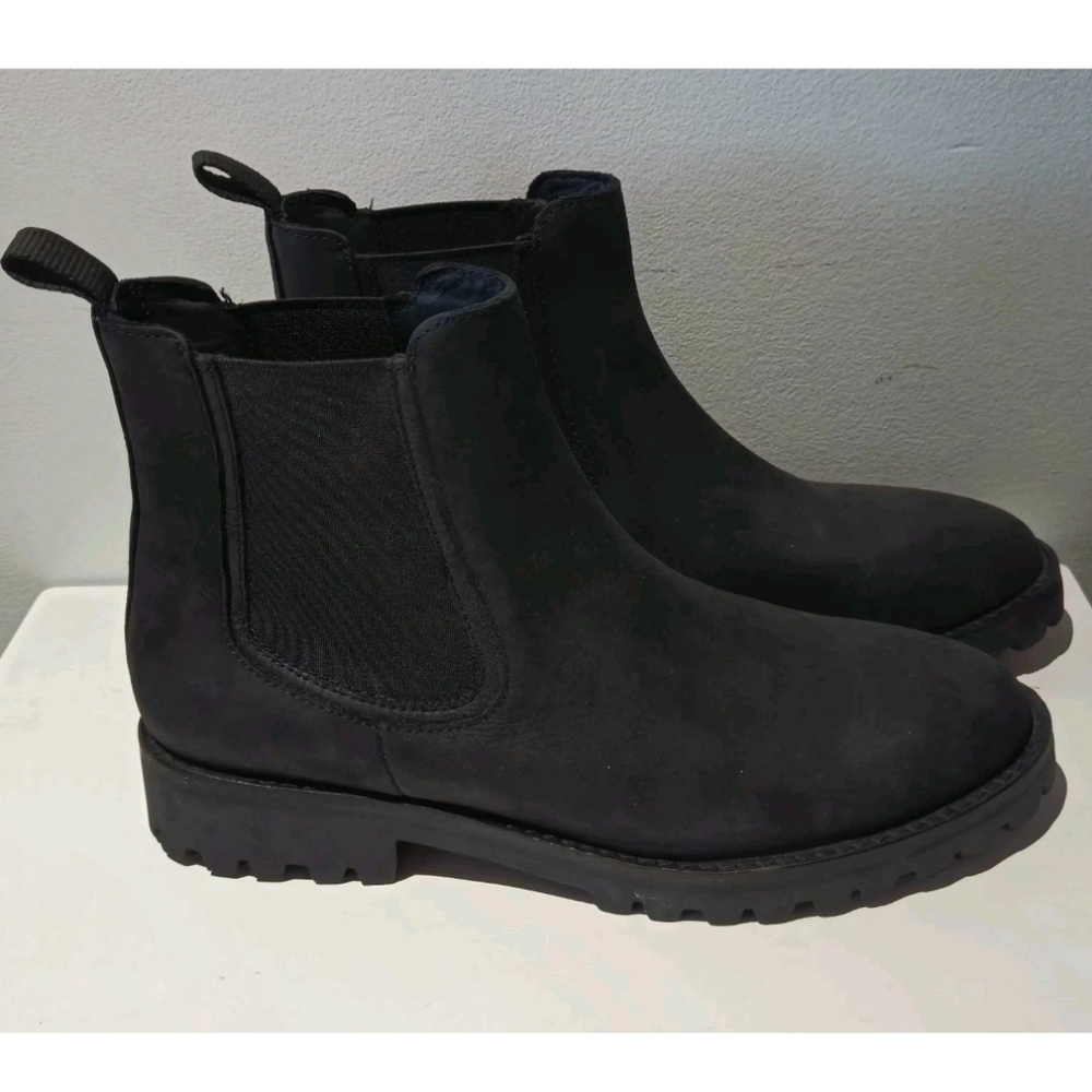 Thursday Boot Company Womens 9.5 Wide Legend Chelsea Boots Black Matte Leather
